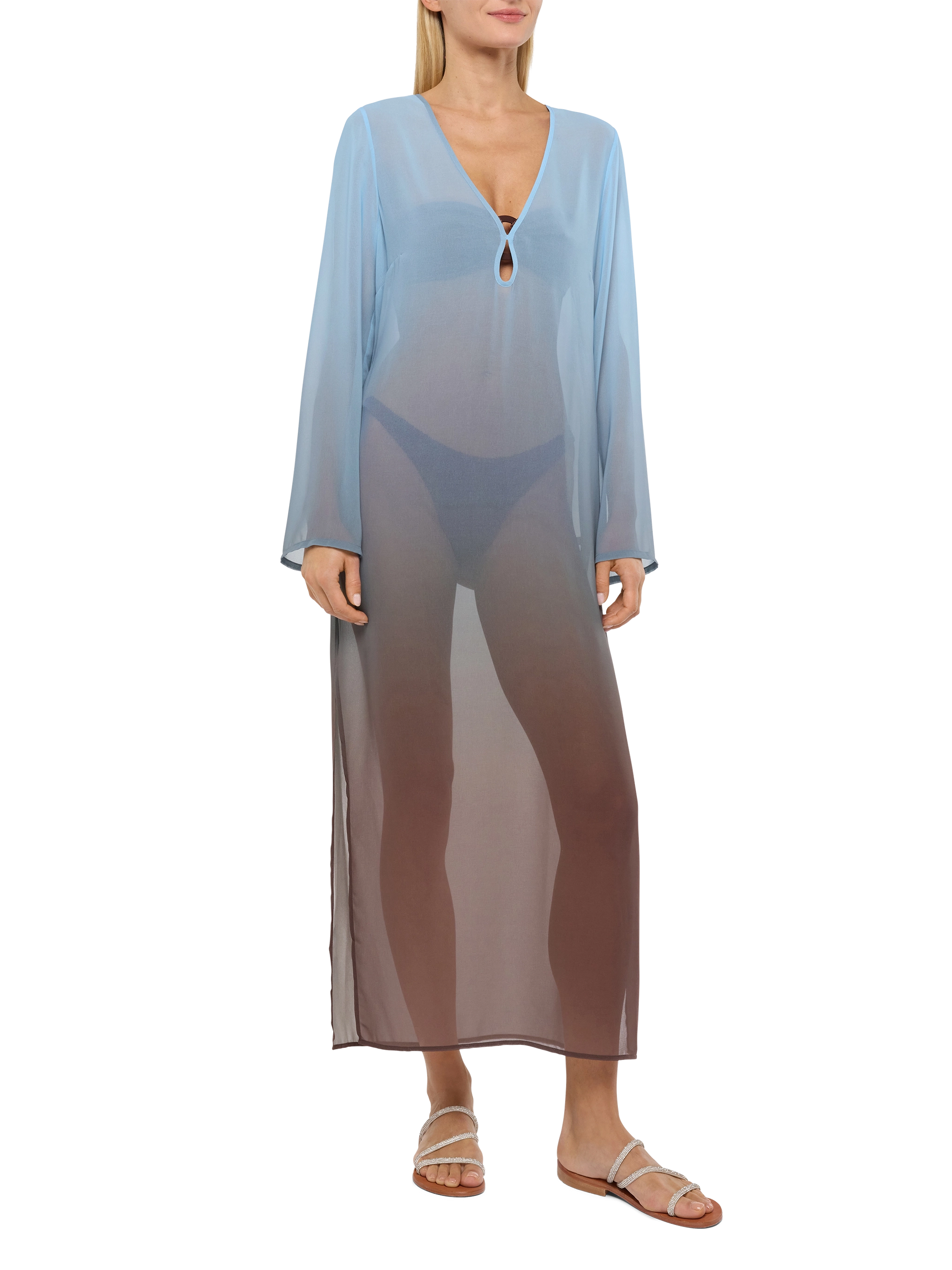 Agatha georgette maxi dress - MC2 Saint Barth