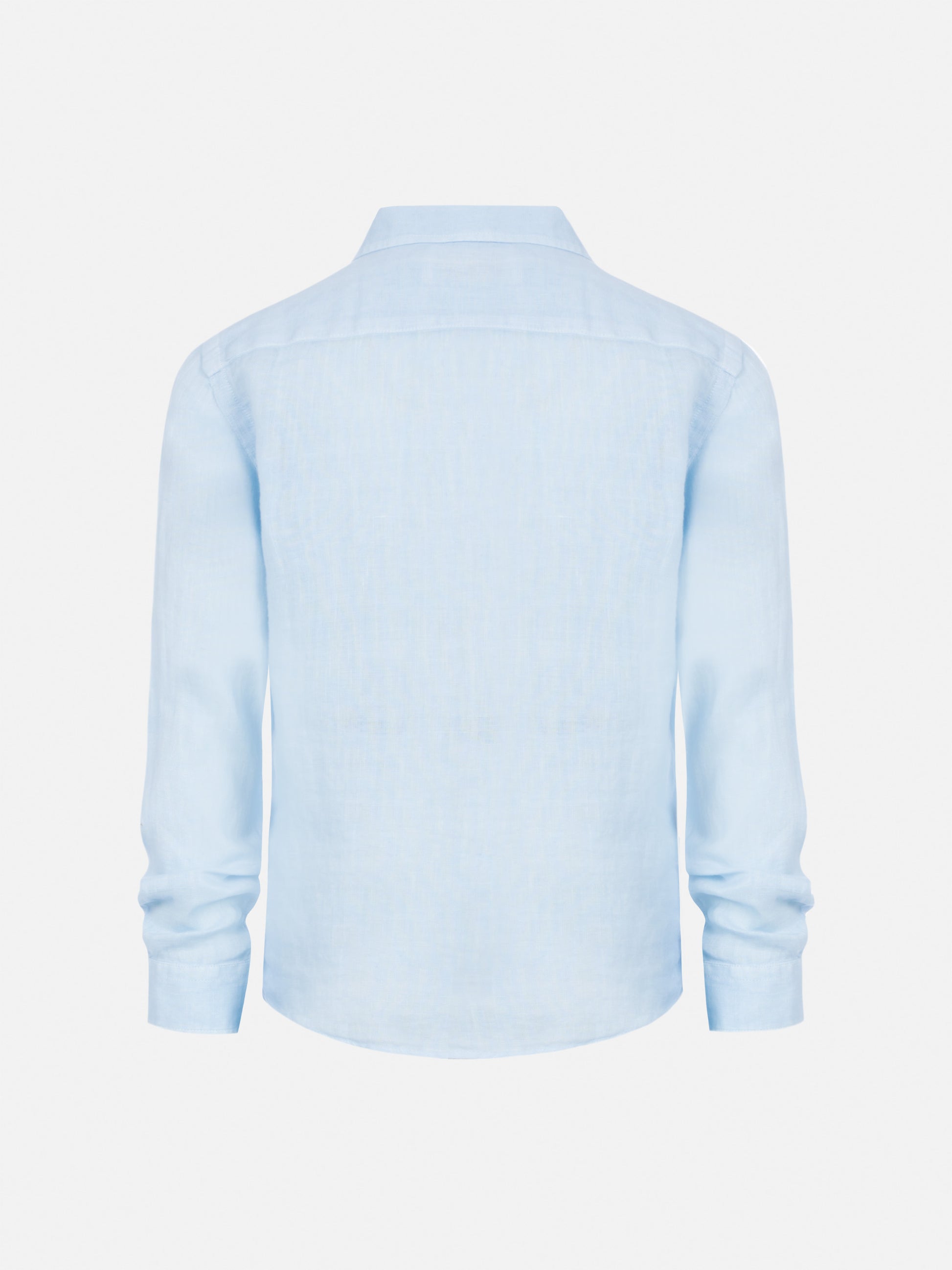 Agnes light blue linen shirt - MC2 Saint Barth