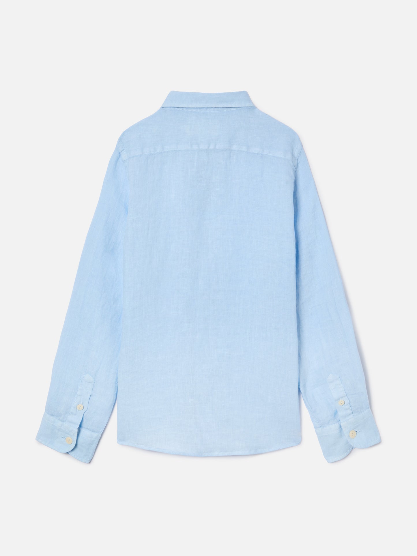 Camisa Agnes en lino azul claro 