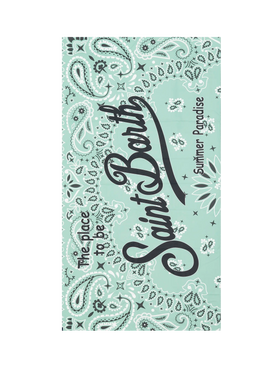 Microfiber beach towel Aidan with bandanna print - MC2 Saint Barth