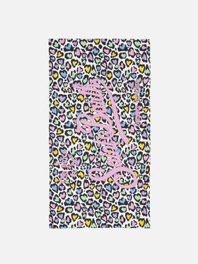 Telo mare in microfibra animalier Aidan