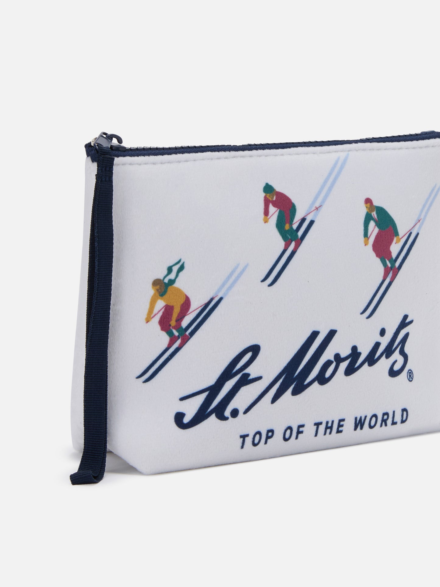Aline Pouch in wool-effect fabric with St. Moritz print | ST. MORITZ TOP OF THE WORLD SPECIAL EDITION