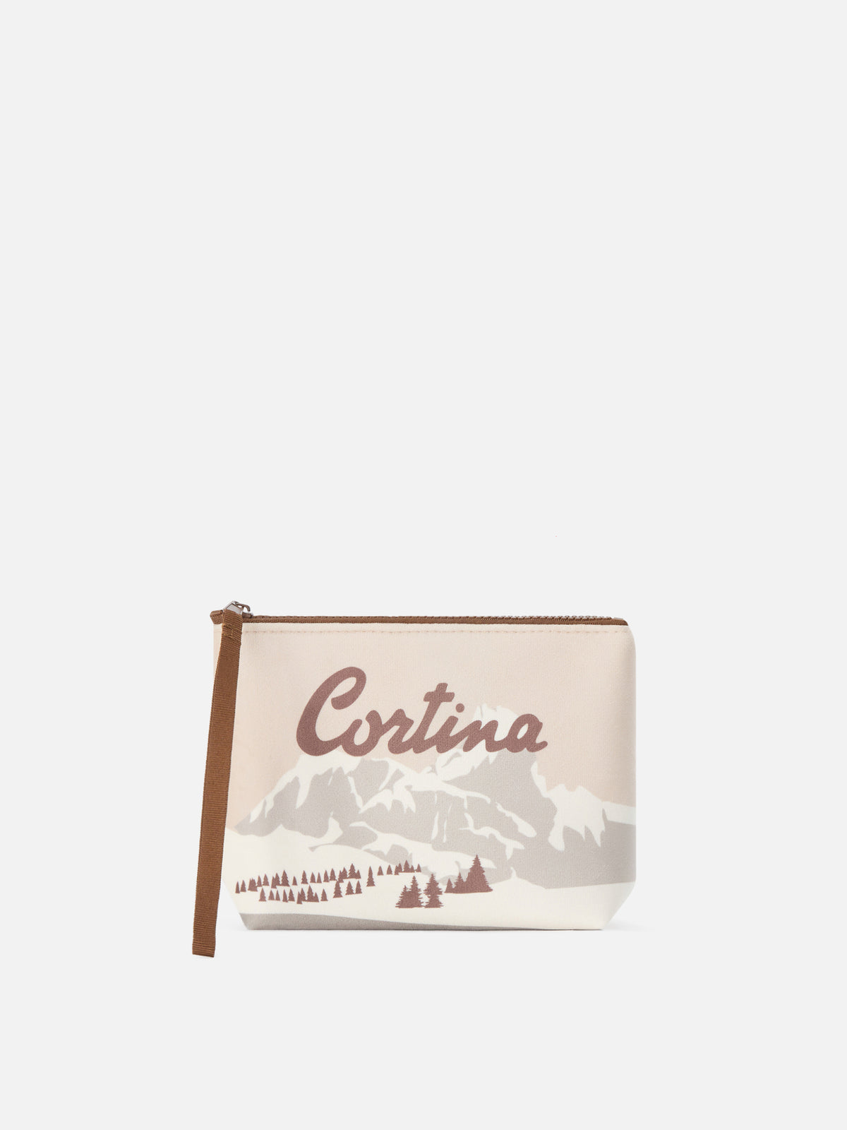 Aline pochette beige avec imprimé Cortina 