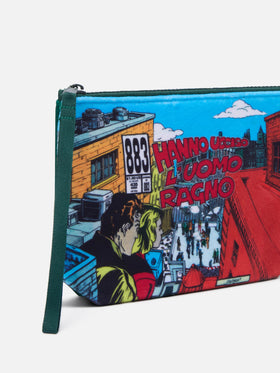 Aline pouch vert foncé avec imprimé Uomo Ragno | Special edition 