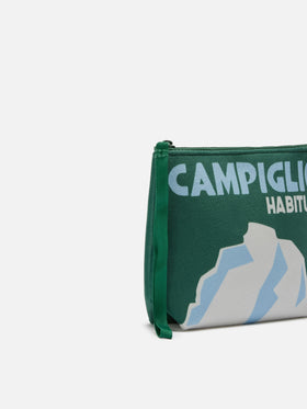 Aline-Pouch aus Stoff in Wolloptik mit Campiglio-Print