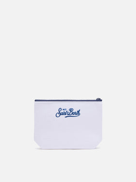 Aline pochette écru avec imprimé St. Moritz | Special edition 