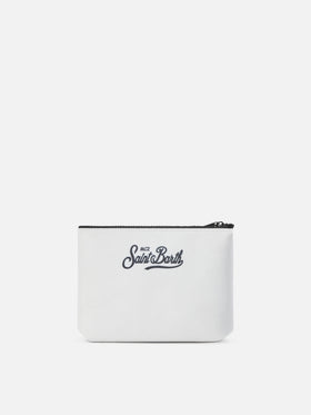 Aline pochette blanc cassé avec imprimé Mont Blanc | Special edition 
