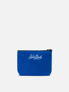 Wollpochette Aline mit Vacanze di Natale-Filmdruck | VACANZE DI NATALE SONDERAUSGABE