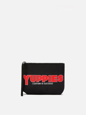 Pochette Aline effetto lana con stampa YUPPIES | YUPPIES SPECIAL EDITION