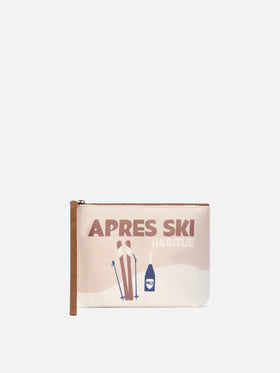 Aline pochette beige con estampado Après Ski 