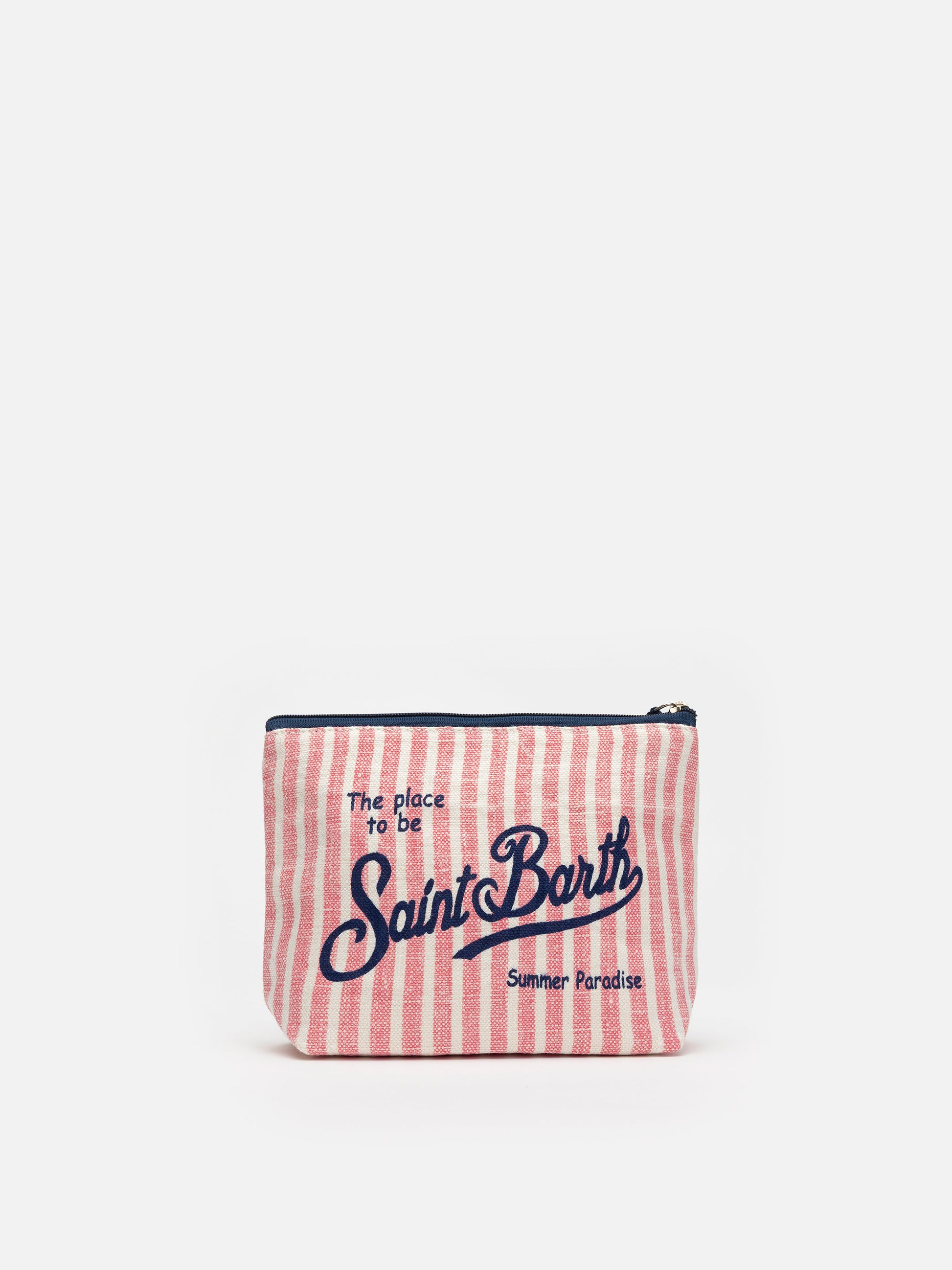 Aline striped linen pochette - MC2 Saint Barth