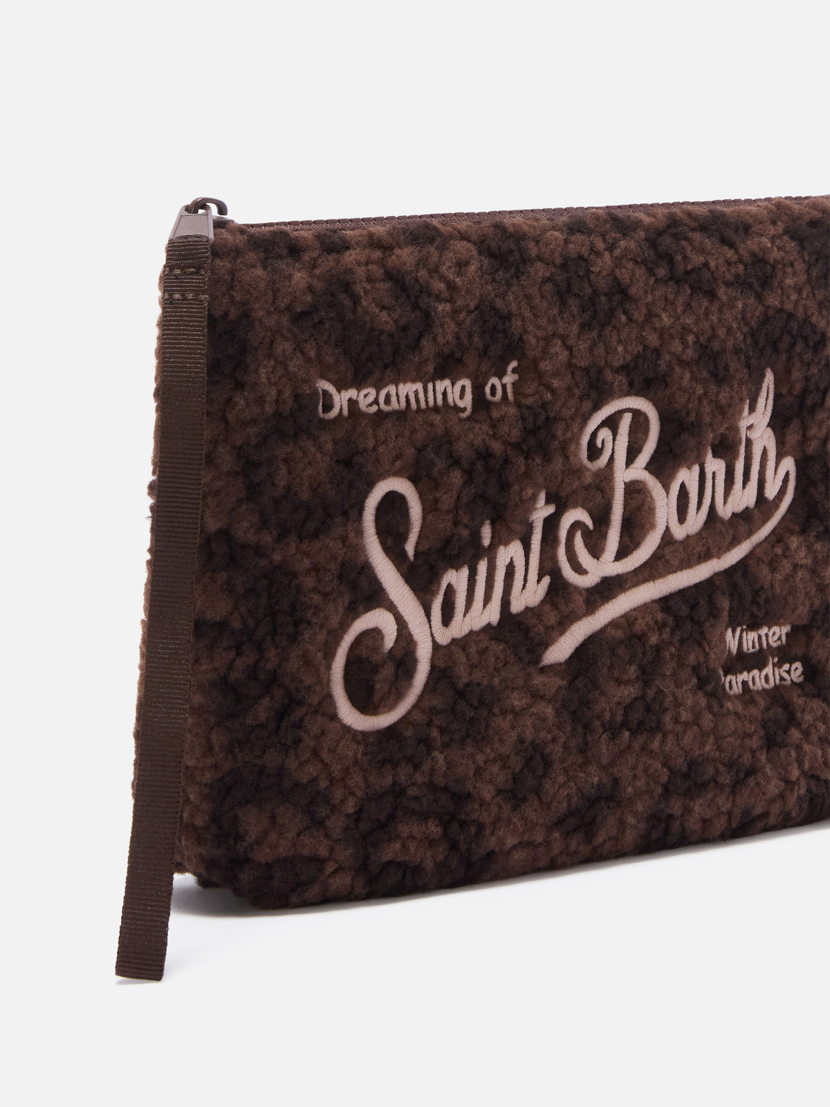Aline teddy pochette con estampado de leopardo 