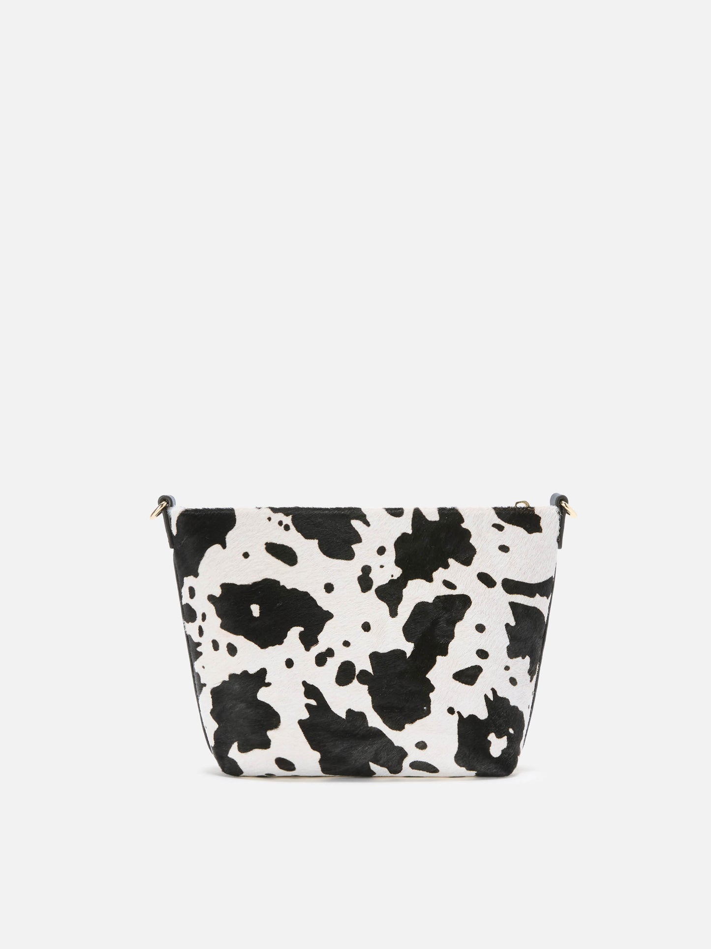 Borsa a spalla Aline Bag in pelle spazzolata e cavallino muccato