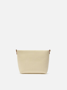 Aline bag in canvas with leather details