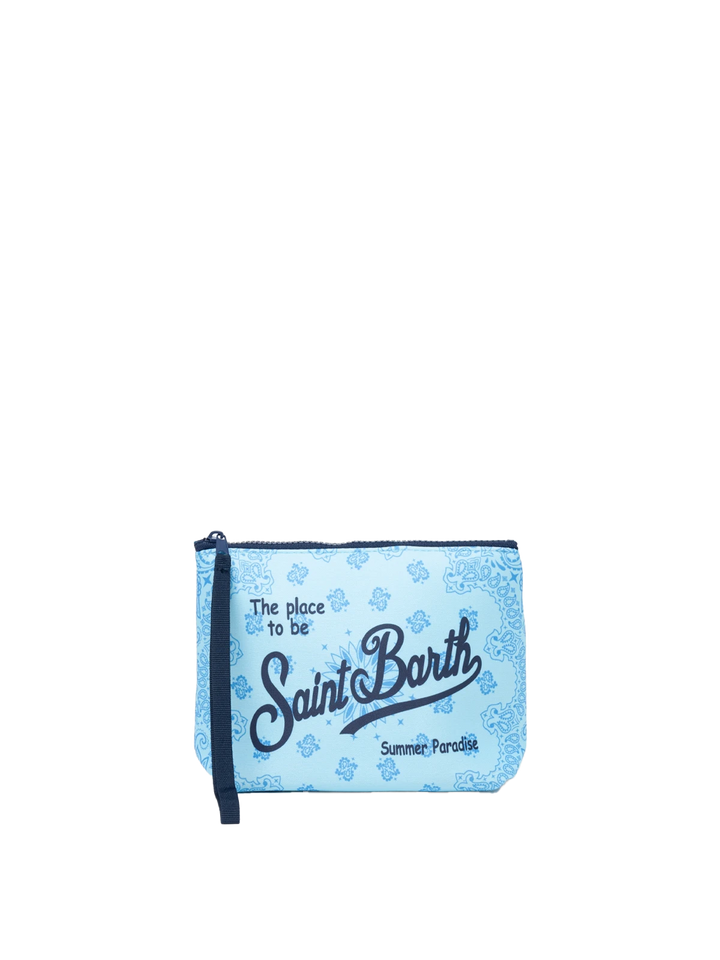 Aline scuba pochette with bandanna print - MC2 Saint Barth