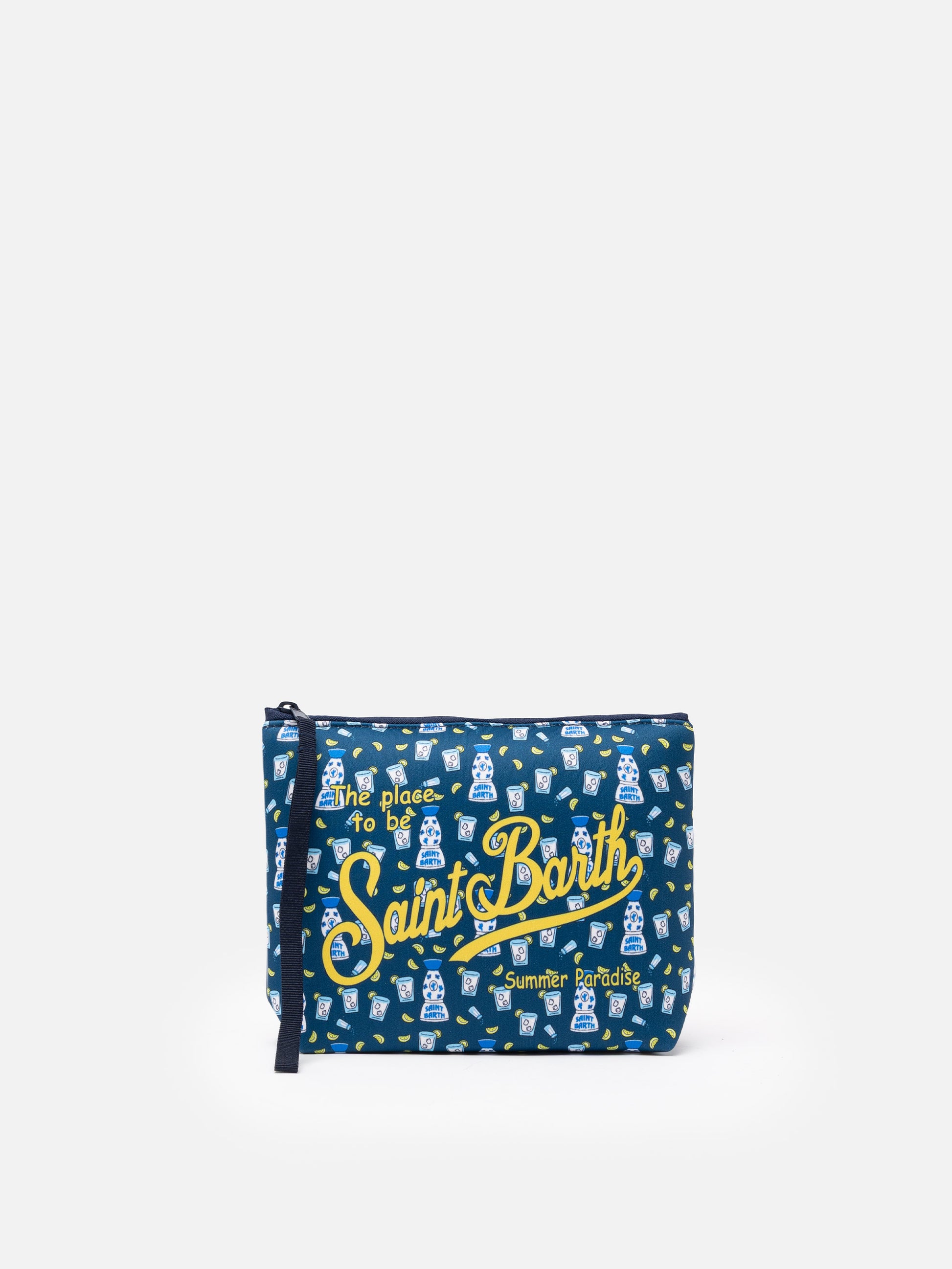 Aline scuba pochette with spirits print - MC2 Saint Barth
