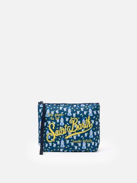 Aline scuba pochette with spirits print - MC2 Saint Barth
