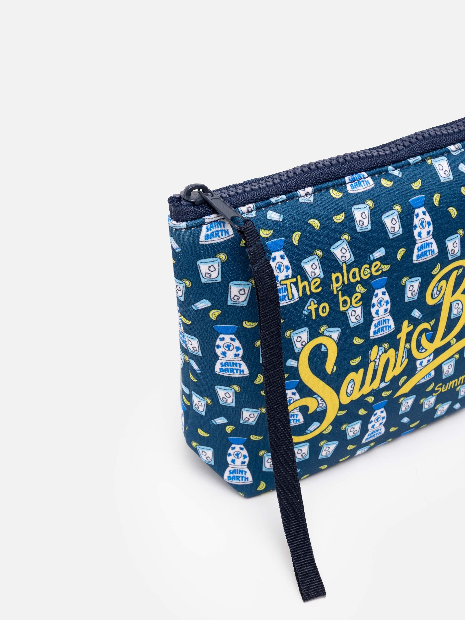 Aline scuba pochette with spirits print - MC2 Saint Barth