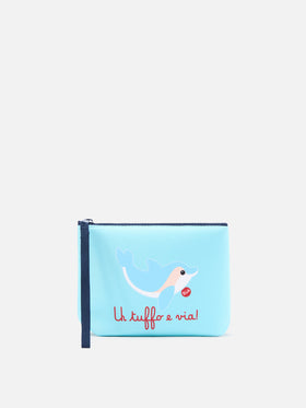 Aline Scuba-Pouch mit Dolphin Un tuffo e via!-Print | Special Edition 