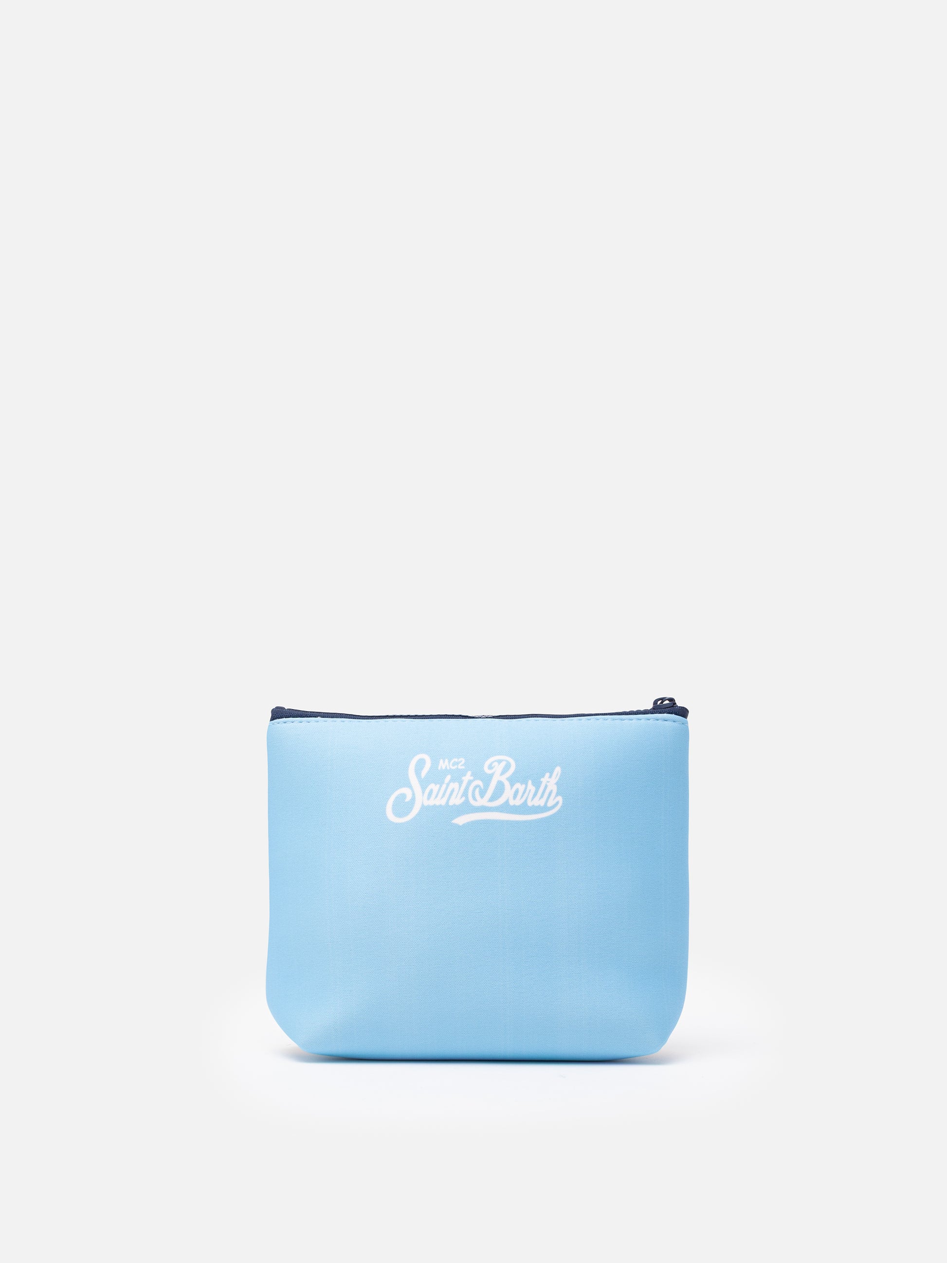 Aline scuba pochette with Mykonos postcard print - MC2 Saint Barth