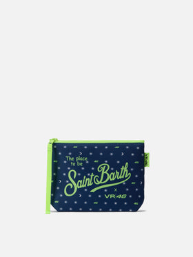 Navy Aline scuba pouch with VR46 Limited Edition print | VR46 SPECIAL EDITION
