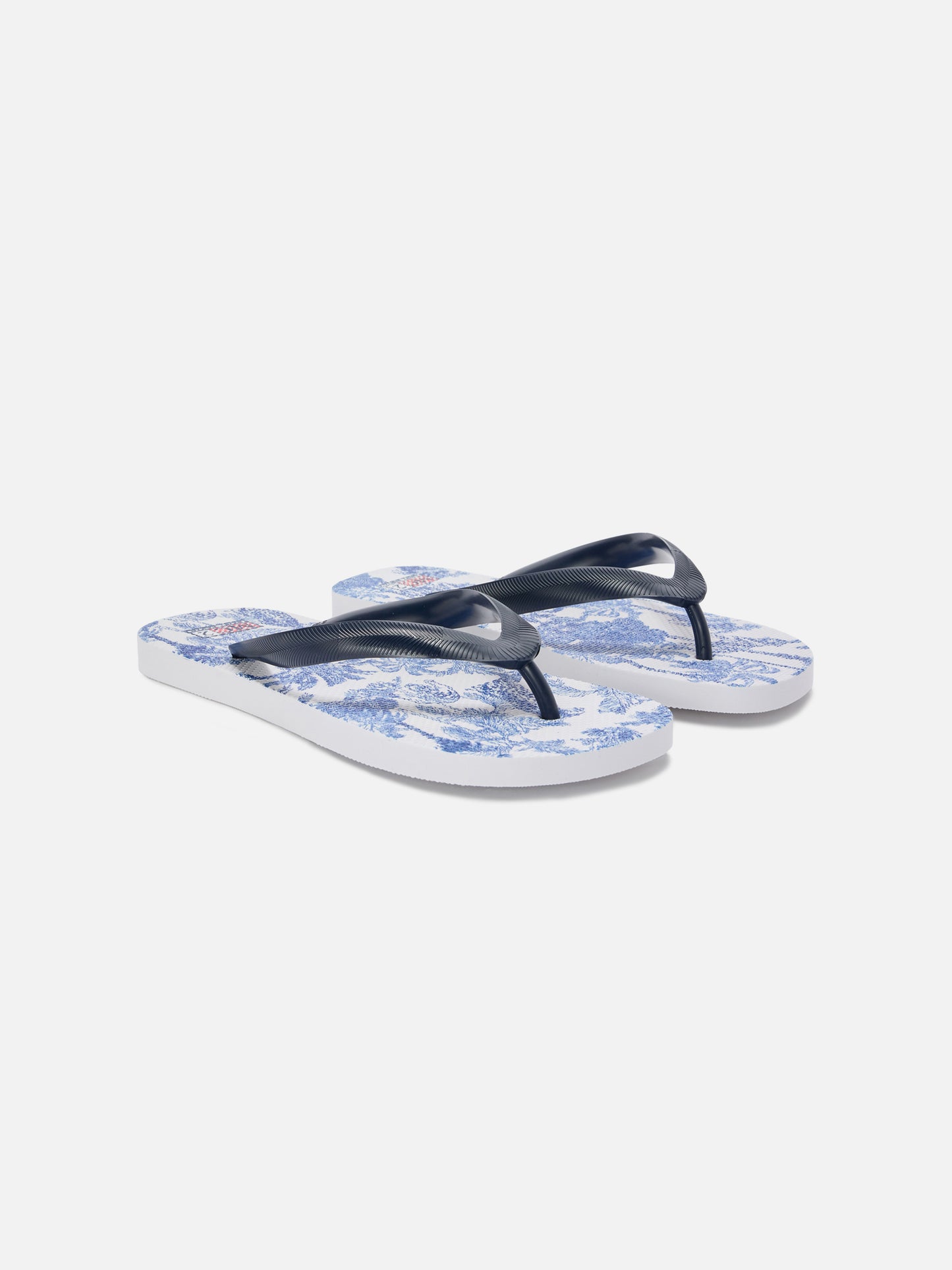 Tongs slip-on en caoutchouc Alma avec imprimé Toile de Jouy 