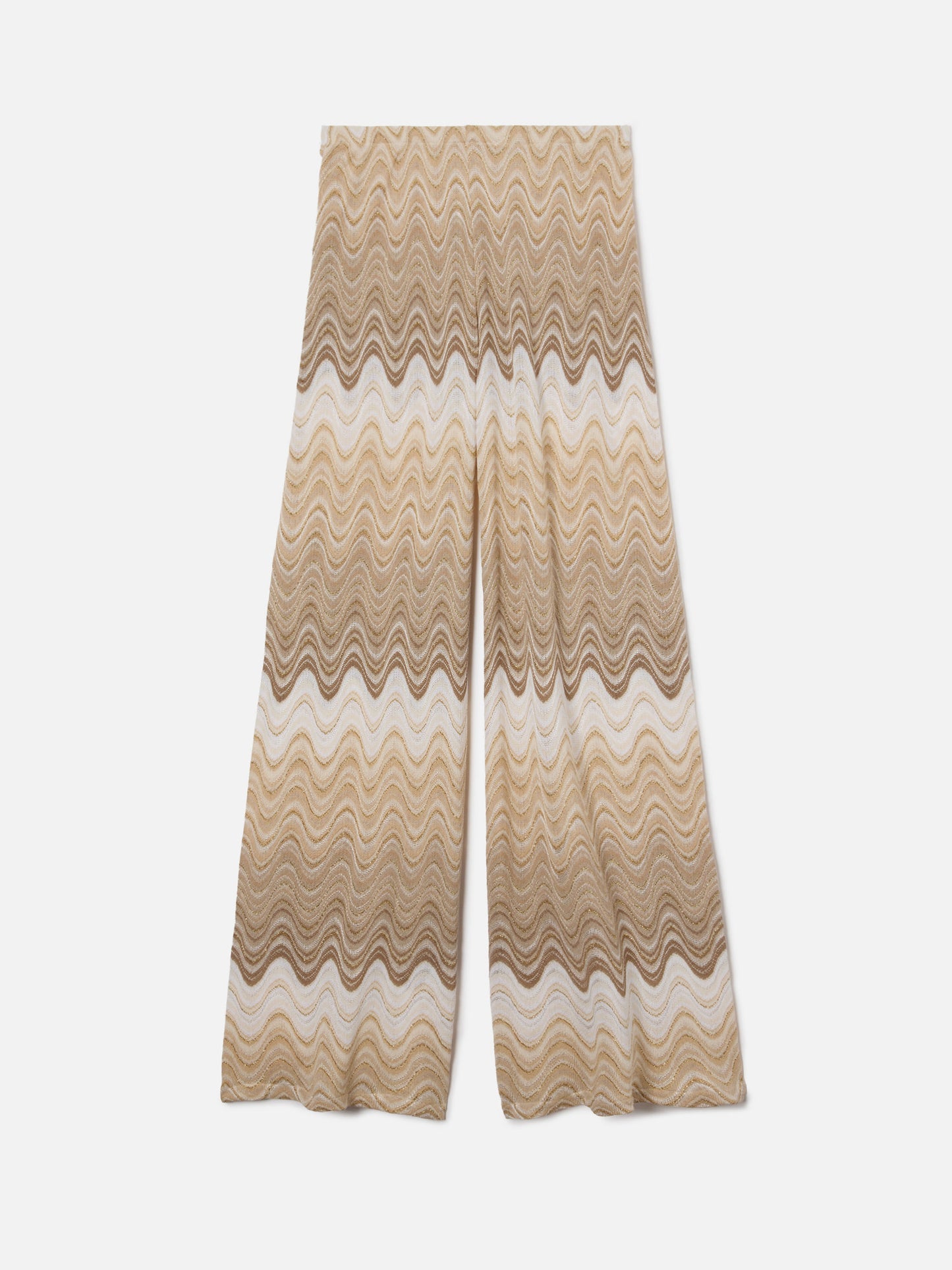 Pantalon long Beige Amalia dégradé raschel 