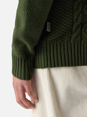 Half-turtleneck sweater with Verbier lettering