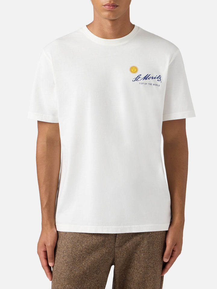 T-shirt Arnott in cotone invernale con stampa St. Moritz | ST. MORITZ TOP OF THE WORLD SPECIAL EDITION