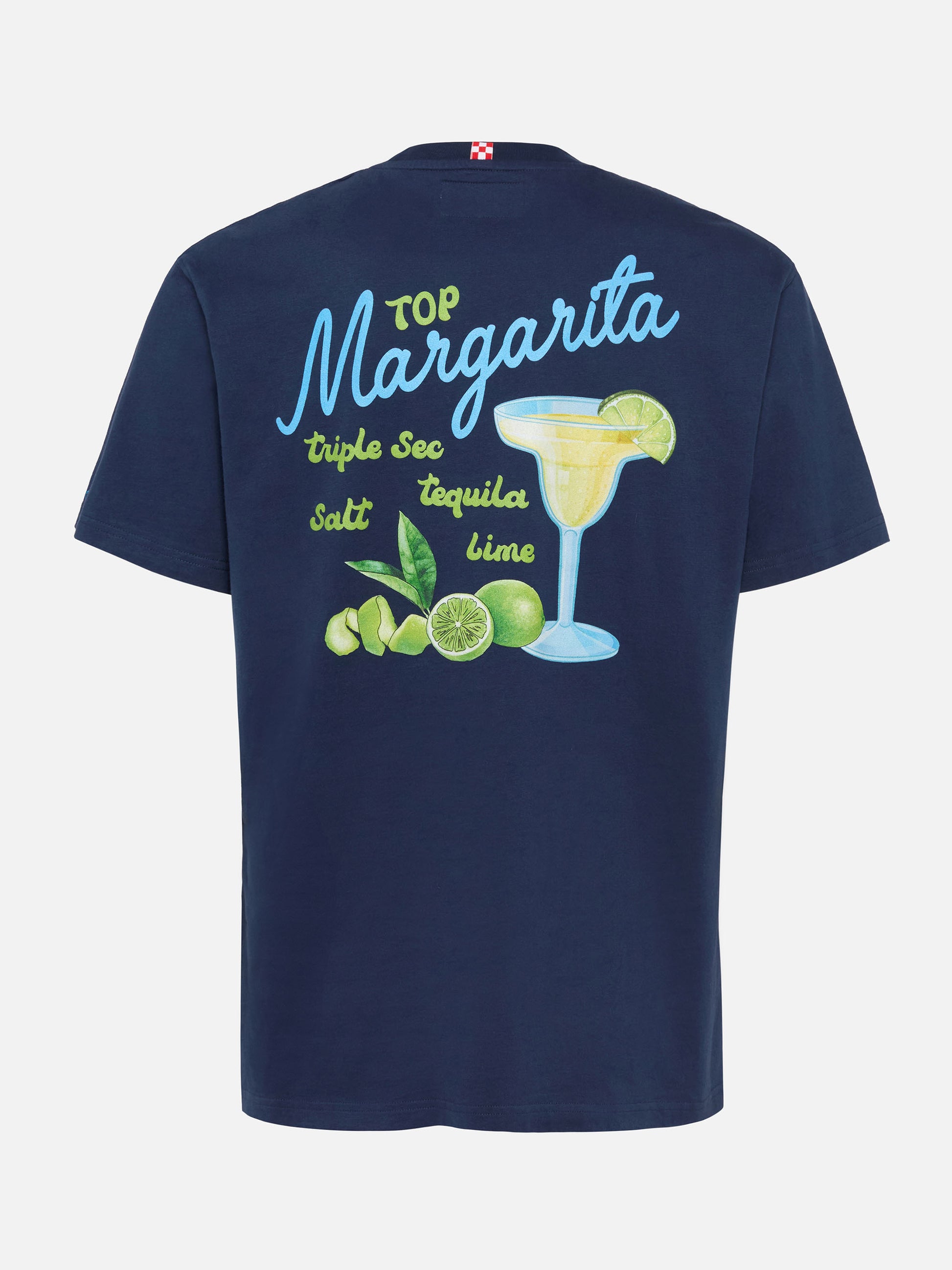 Winter cotton t-shirt Arnott with Margarita print - MC2 Saint Barth