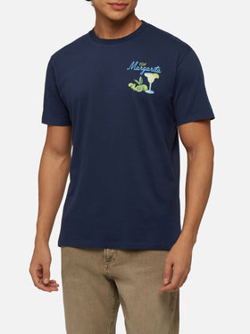 Winter cotton t-shirt Arnott with Margarita print - MC2 Saint Barth