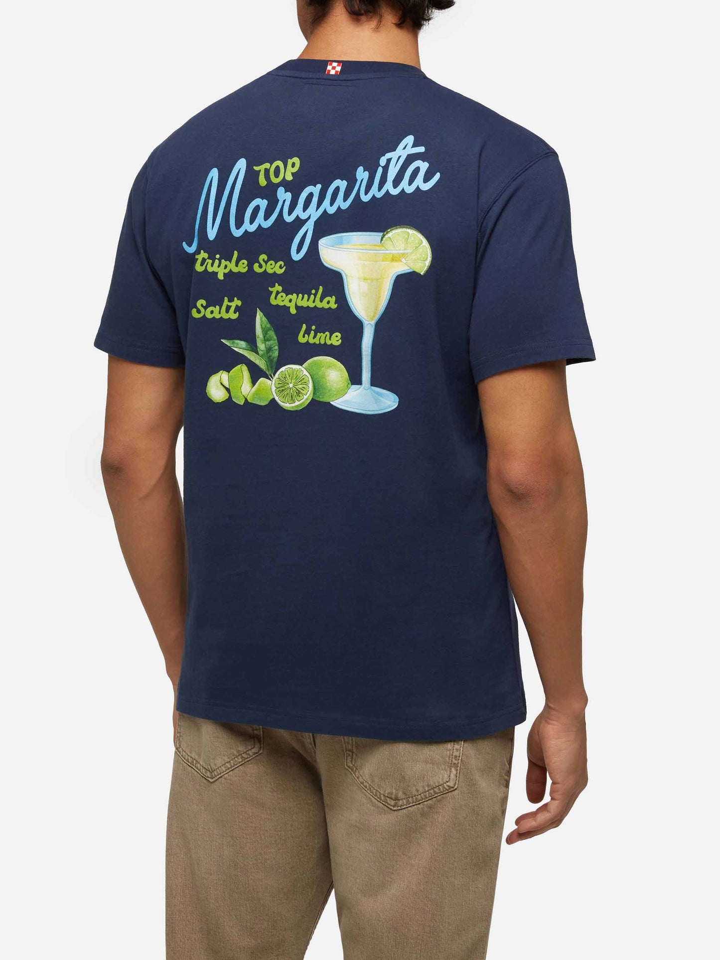 Winter cotton t-shirt Arnott with Margarita print - MC2 Saint Barth