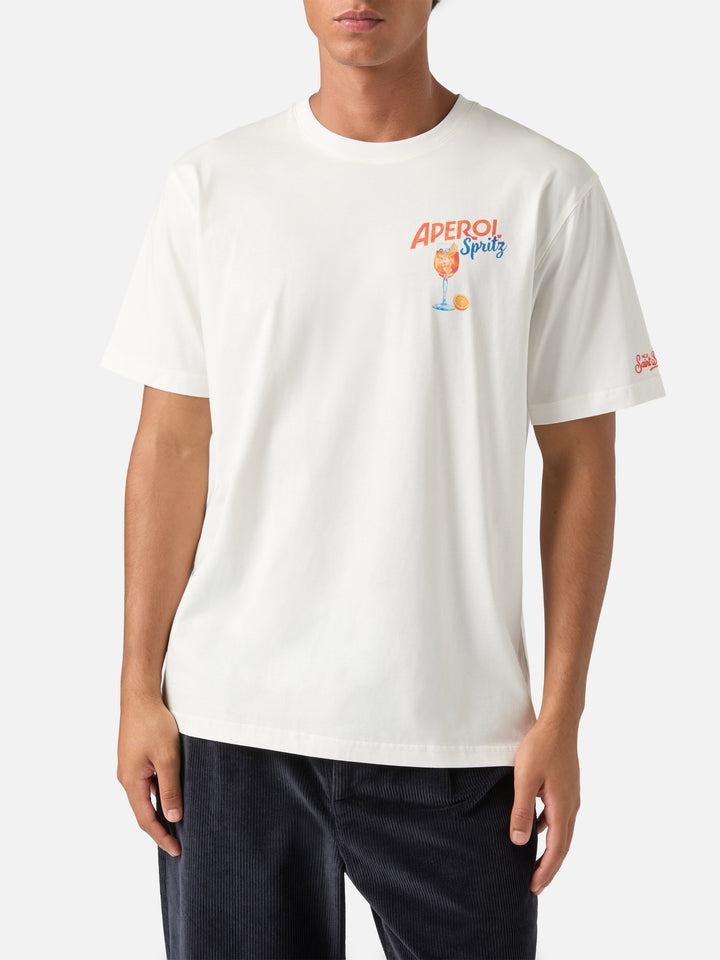 T-shirt en coton Off white Arnott avec imprimé Aperol Spritz | Special edition 