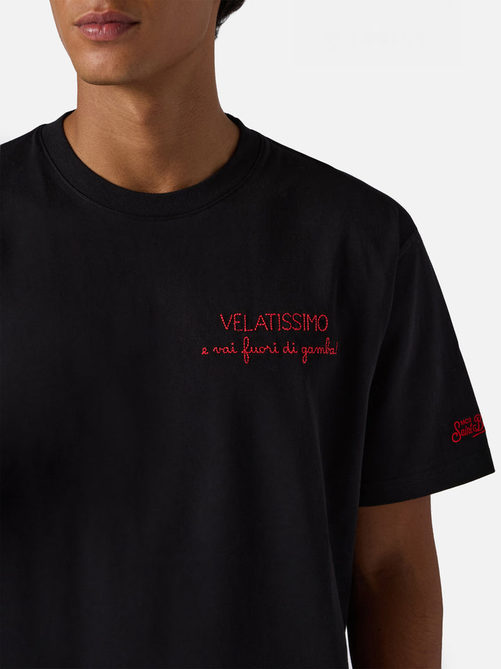 Winter-Baumwoll-T-Shirt Arnott mit VELATISSIMO...-Stickerei | YUPPIES SPECIAL EDITION