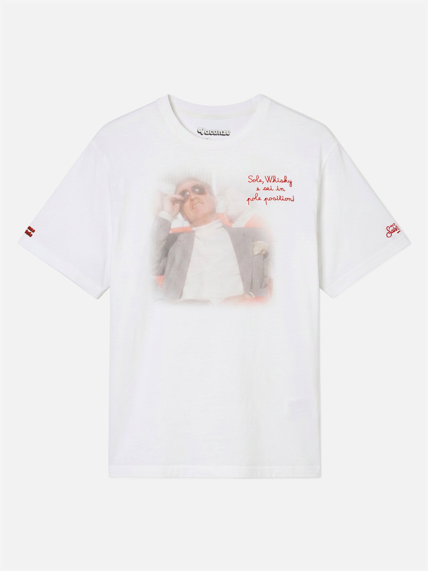 T-shirt Arnott in cotone pesante ricamo Sole whisky | Special Edition