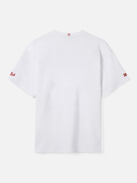 T-shirt Arnott in cotone pesante ricamo Sole whisky | Special Edition