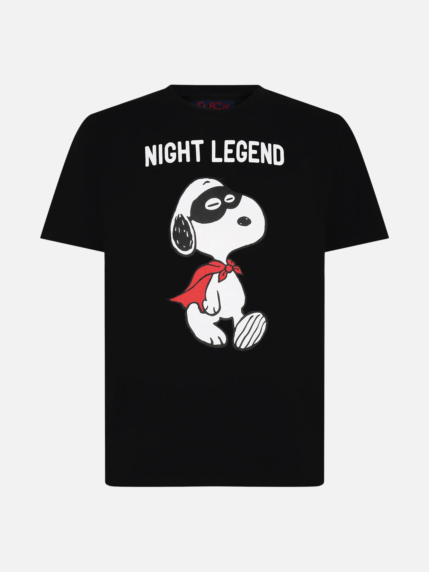 Man cotton t-shirt with Snoopy night legend print  | SNOOPY - PEANUTS™ SPECIAL EDITION
