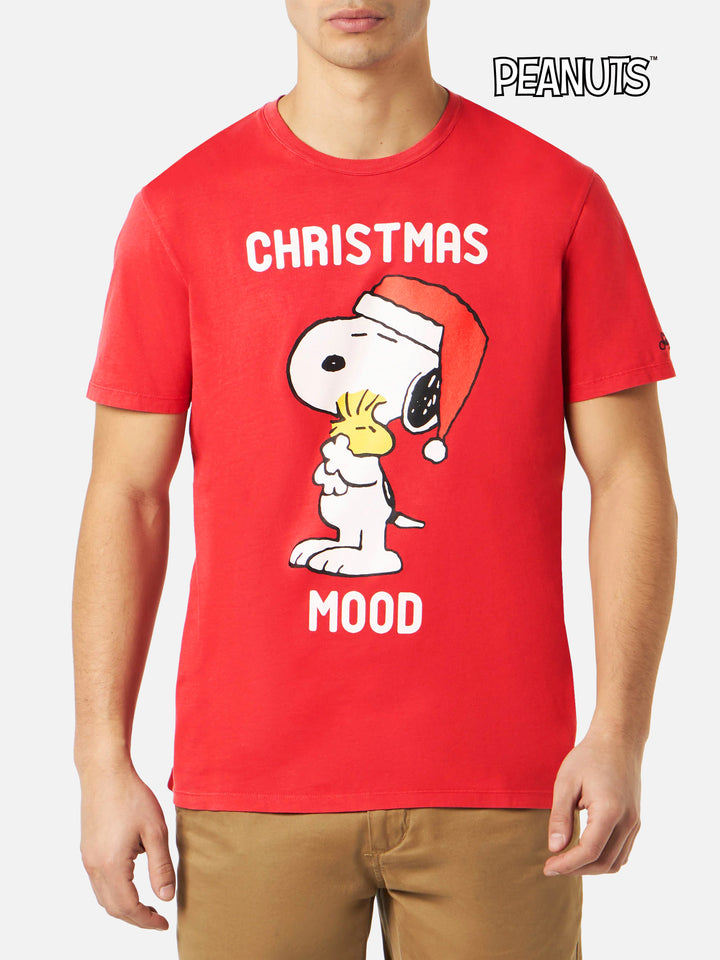 Herren-T-Shirt aus schwerer Baumwolle mit Snoopy-Aufdruck | Peanuts™ Sonderausgabe