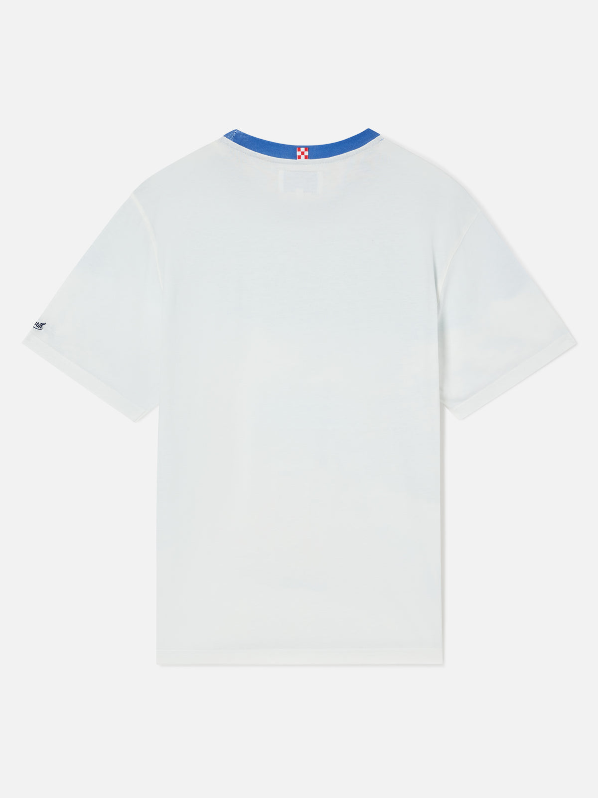 White Arnott Warm cotton t-shirt with allover print | Special edition