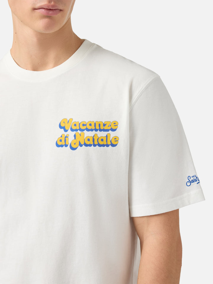 T-shirt Arnott Warm in cotone invernale con stampa locandina film | VACANZE DI NATALE SPECIAL EDITION