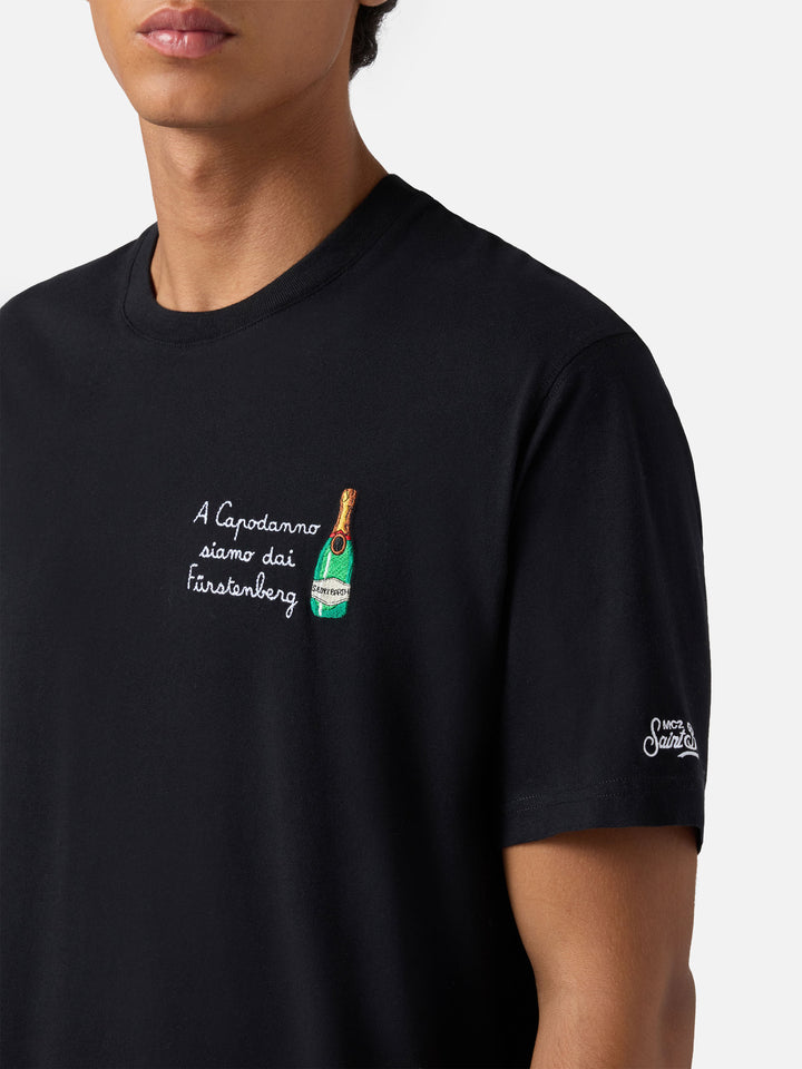 T-shirt Arnott Warm in cotone invernale con ricamo Dai Fürstenberg! | VACANZE DI NATALE EDIZIONE SPECIALE