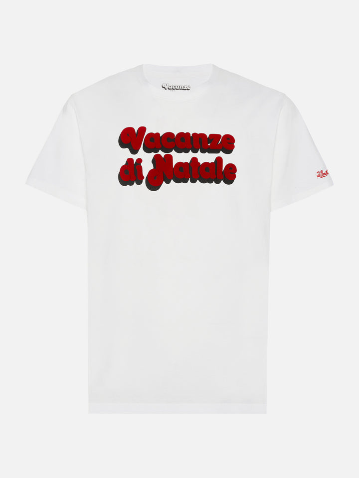 Winter cotton t-shirt Arnott Warm with logo film flock | VACANZE DI NATALE SPECIAL EDITION