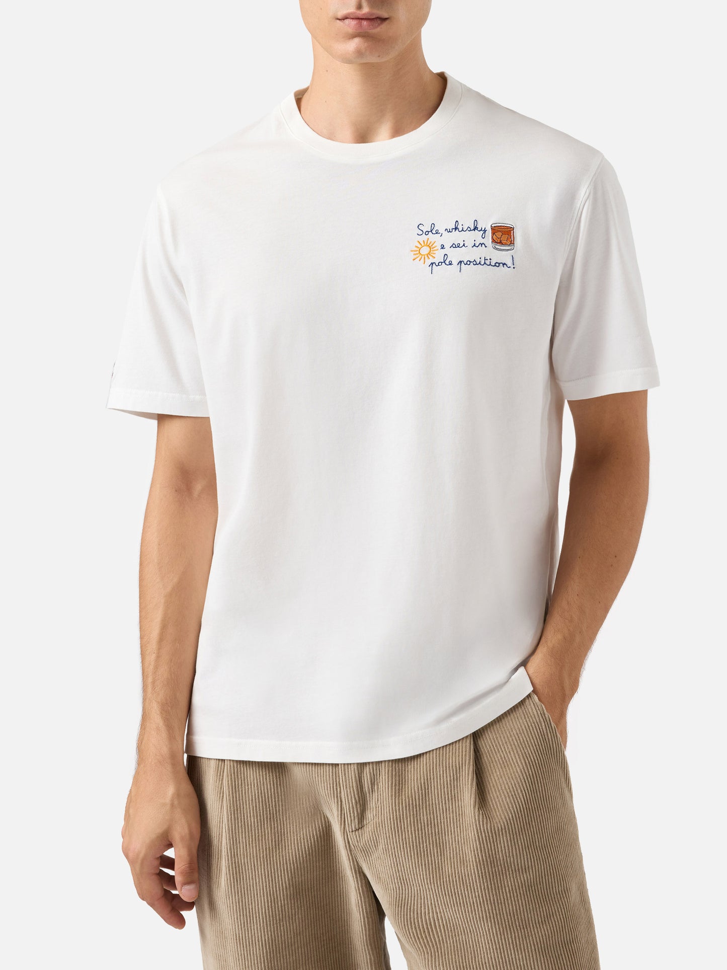 T-shirt Arnott Warm in cotone invernale con ricamo Sole wishy e sei in pole position! | VACANZE DI NATALE SPECIAL EDITION