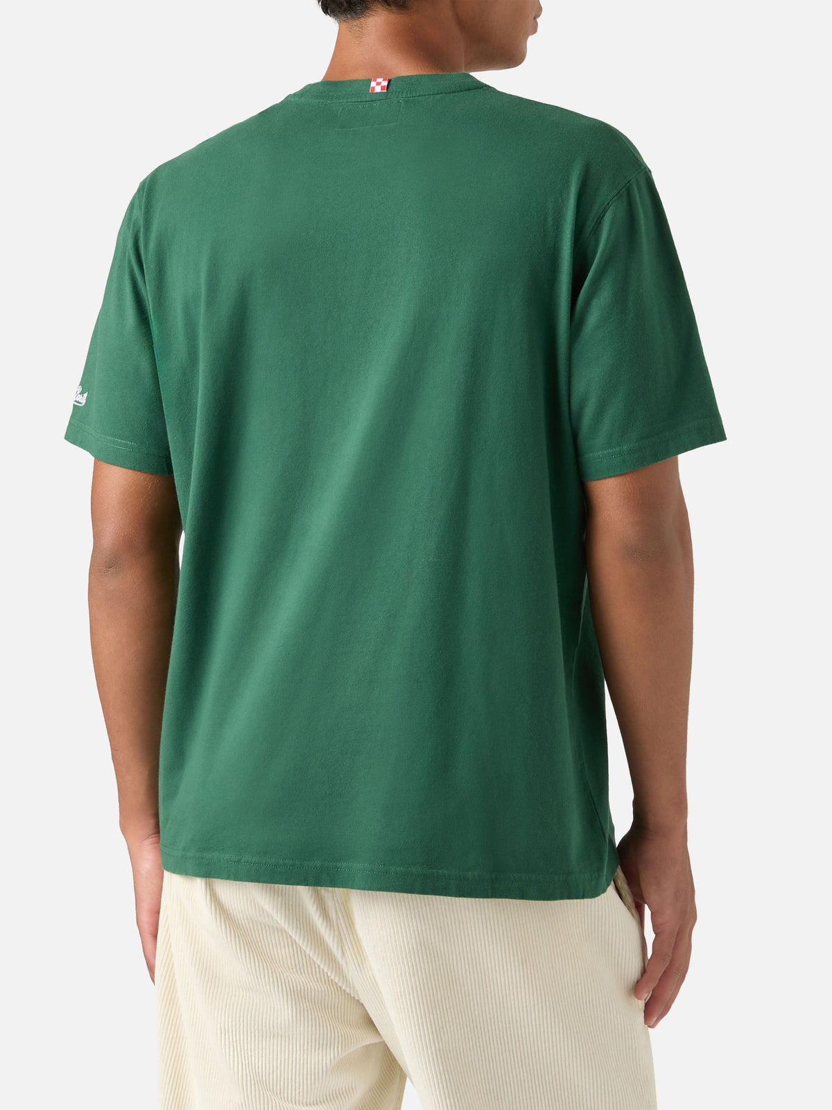 T-shirt en coton chaud vert Arnott avec broderie Christmas Spirit 