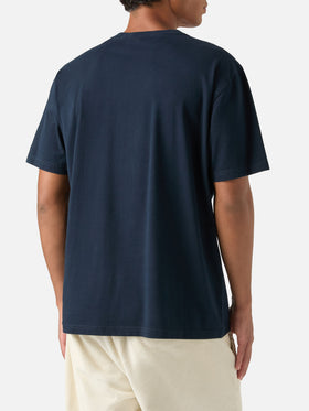 T-shirt en coton blue Arnott bleu marine avec monogramme SB Legacy 