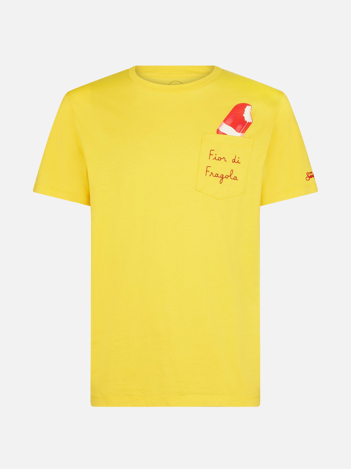 T-shirt Fior di Fragola in cotone con ricamo| ALGIDA® EDIZIONE SPECIALE