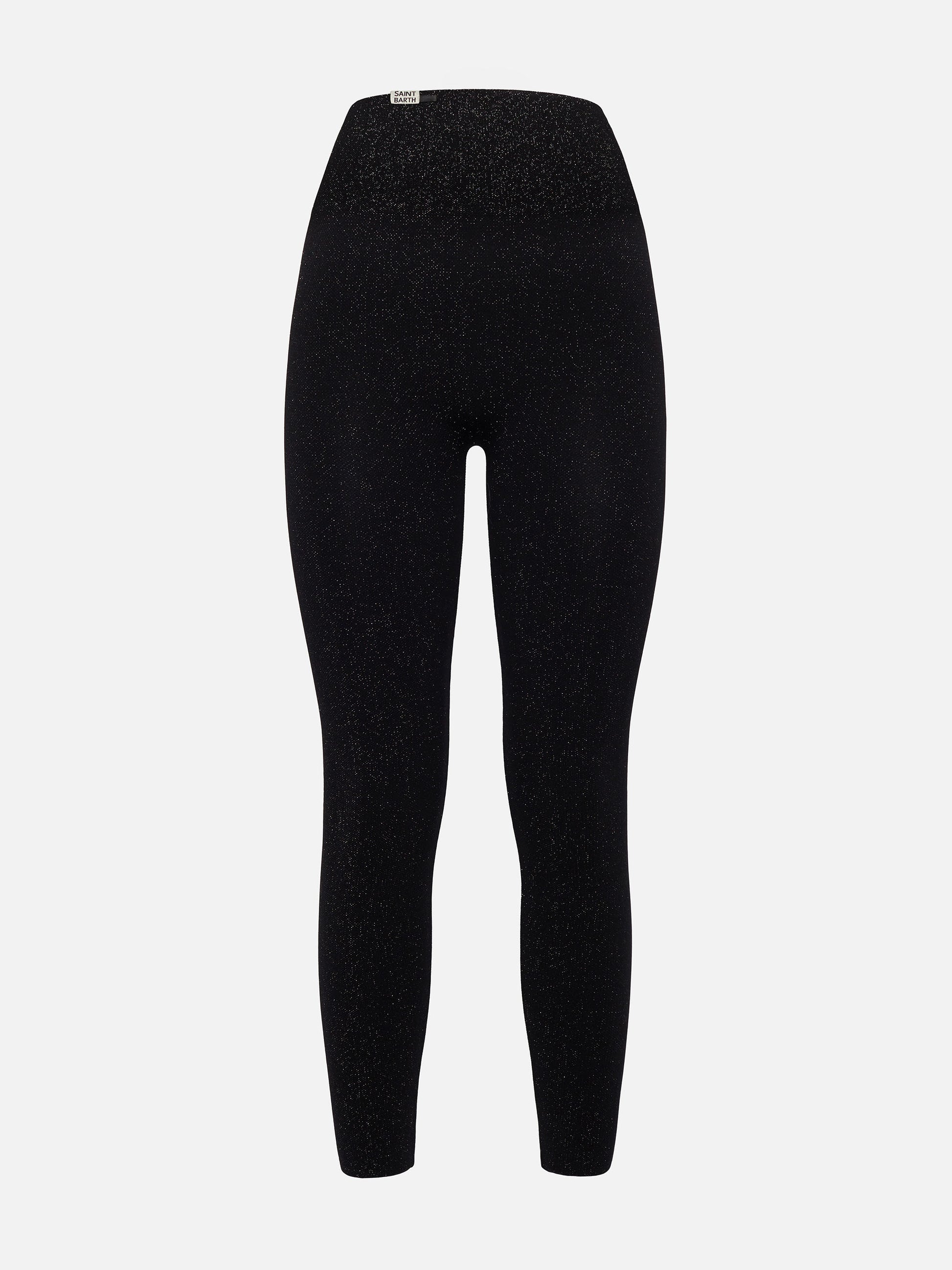 Black lurex legging Avice - MC2 Saint Barth