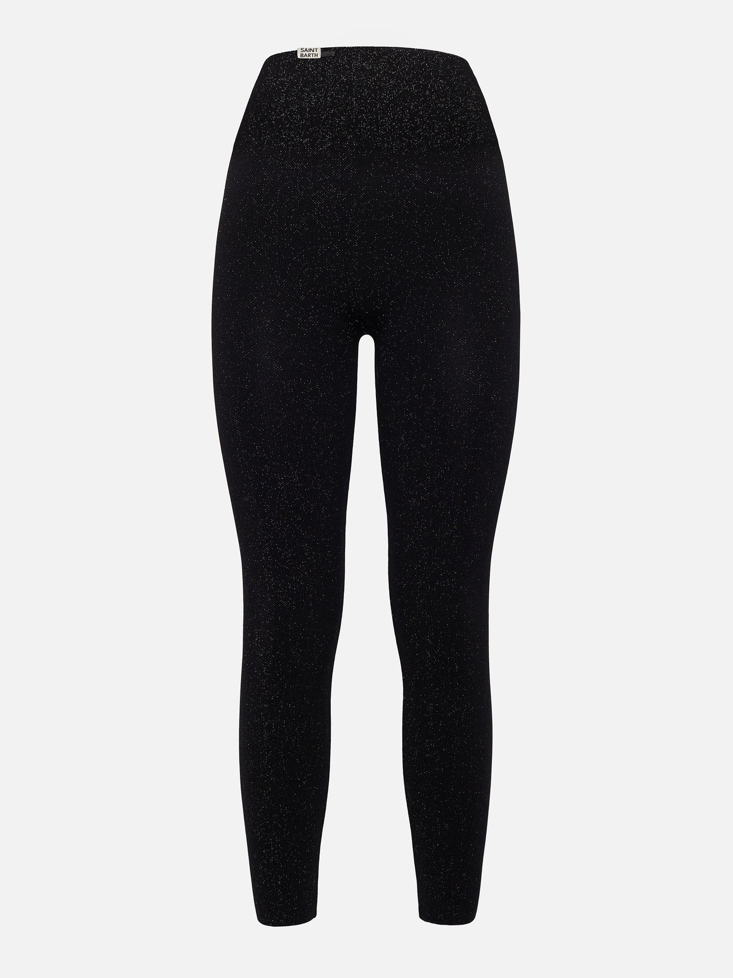 Leggings negros de lurex Avice 