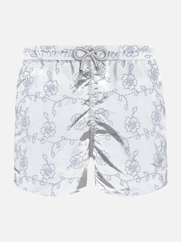 Blue embroidered swim shorts - MC2 Saint Barth