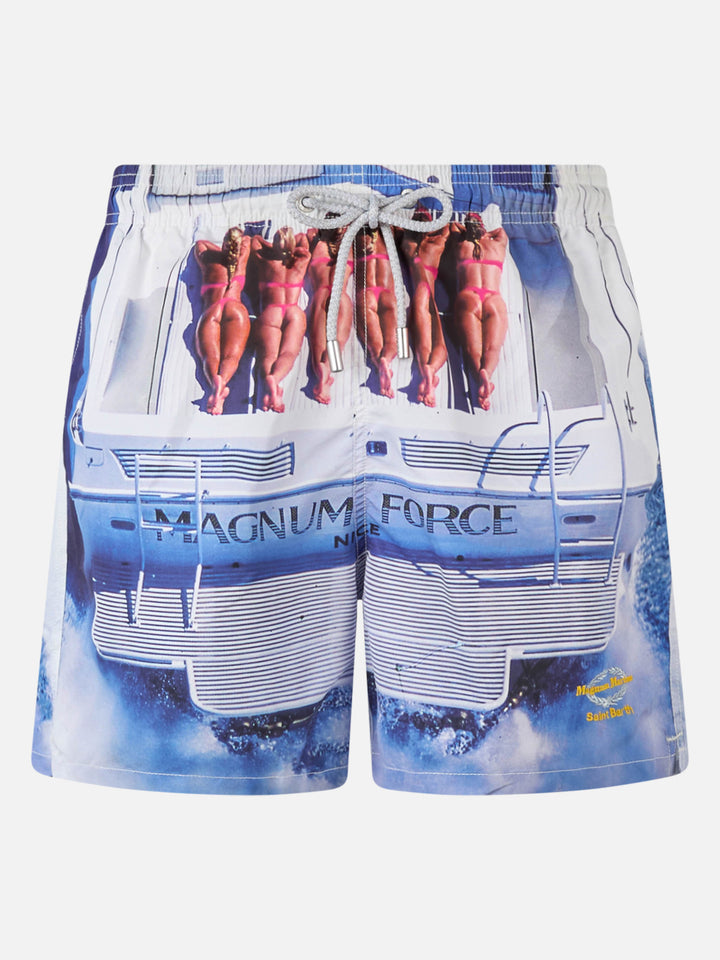 Man photographic print swim shorts | MAGNUM MARINE SPECIAL EDITION - MC2 Saint Barth